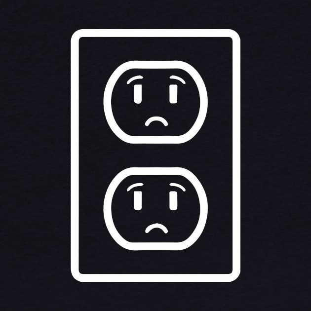 Sad Electrical Outlet by BuzzBenson